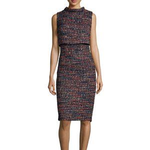 Badgley Mishka Sleeveless Tweed Popover Dress RARE